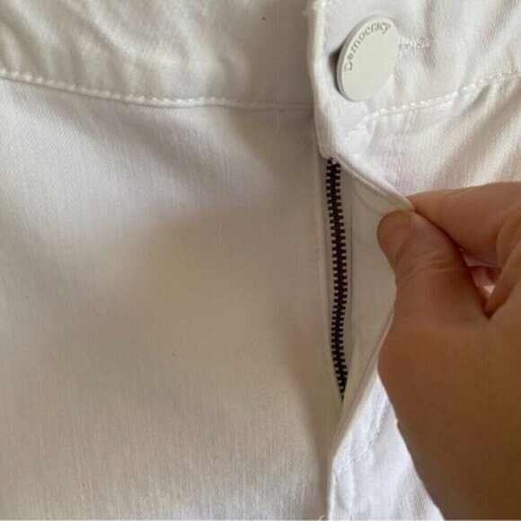 Democracy Ab Solution Jeans Womens 20W White Bootcut Mid Rise Slimming Tummy - Picture 4 of 15